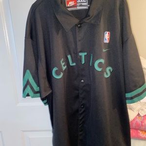 NBA Boston Celtics warm up jacket jersey 3xl